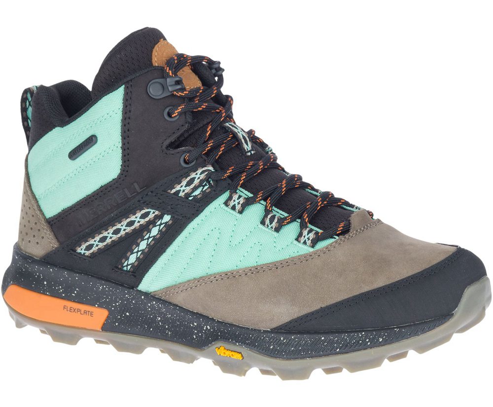 Merrell Boots Multicolor - Zion Mid Waterproof X Unlikely Hikers Wide Width - Womens 23TCQPVEK